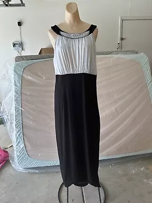 AA Studio AA Long Party Dress: Black & White • $25