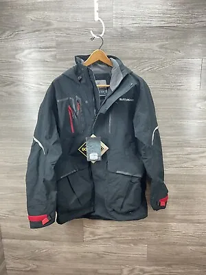 Cabelas Guidewear Mens Sz Medium Black Xtreme PARKA Guidewear Fishing Jacket • $189.99