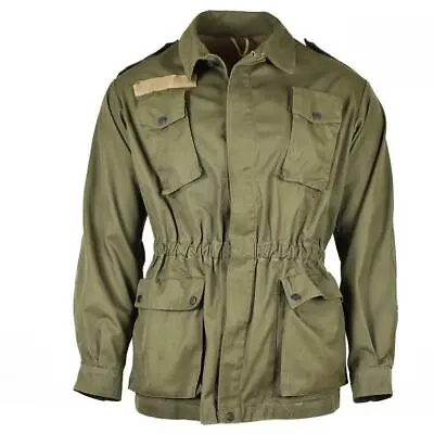 Italian Army O.D. Green Field Jacket Size Large Good-very Good Cond. Free Ship • $32.75