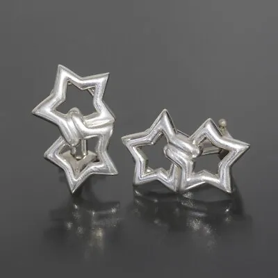 Tiffany & Co. Star Earrings Silver 925 Authentic 4599A • $249