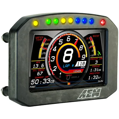 AEM 30-5603F CD-5FLG Flat Panel Logging Color Racing Dash Display Kit With GPS • $2256.58