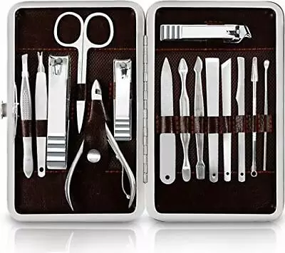 15 Piece Manicure Pedicure Nail Care Set Cutter Cuticle Clippers Kit Utopia Care • $17.35