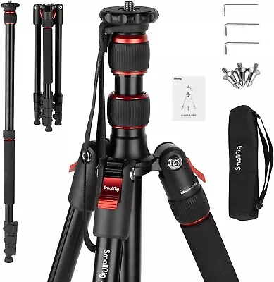 £45.12 • Buy SmallRig T-10 Travel Tripod, 68  Foldable Monopod, Camera Tripod Max Load 15kg