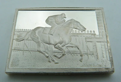 £24.97 • Buy Hallmarked Solid Silver Horse Racing Ingot - The Two Thousand Guineas Classic