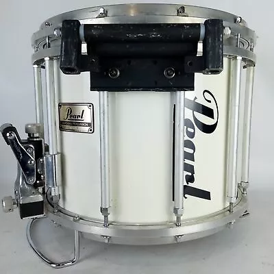 Pearl 12x14 Championship Maple FFX Marching Snare Drum White Free Floating+Cover • $485