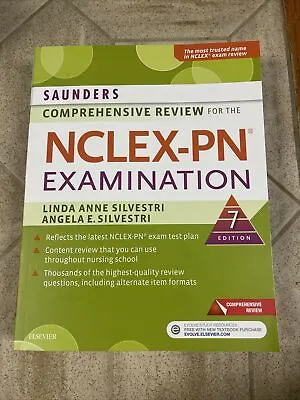 $39.99 • Buy Saunders Comprehensive Review For The Nclex-PN Examination  - 7th Edition 