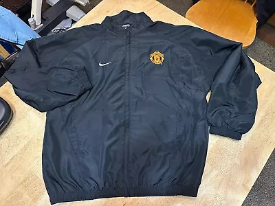 Nike Vintage Mens Manchester United Player Issue Training Jacket Full Zip • $35