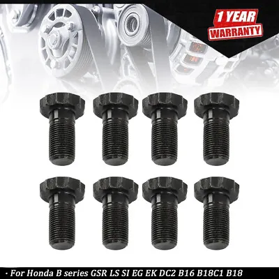 Set 8 New Flywheel Bolts For Honda B Series GSR LS SI EG EK DC2 B16 B18C1 B18 • $24.75