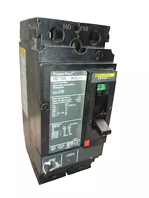 Square D Hdl26100 Powerpact Circuit Breaker 100 Amp 2 Pole 600 Vac • $179.99