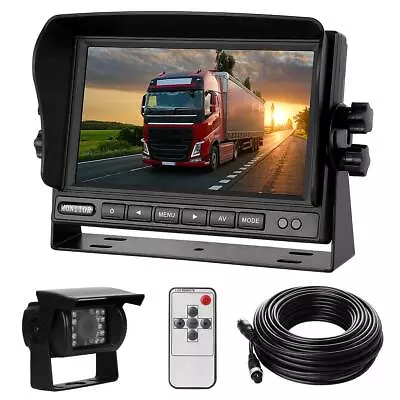 Backup Camera System Kit 7 LCD Reversing Monitor +Rear View Back Up Camera W • $89