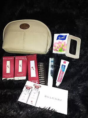 £8.99 • Buy Bulgari Bvlgari First Class Amenity Kit With Toiletries Used