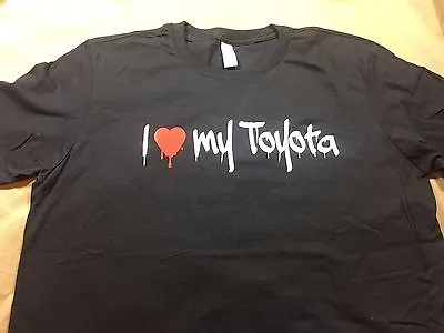 I Love My Toyota - Funny Jdm Car Shirt - Graffiti Print - Supra Camry Corolla • $14.99