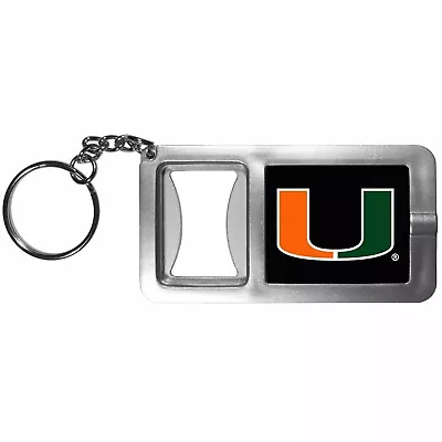 Miami Hurricanes Flashlight Key Chain With Bottle Opener NCAA Licensed • $9.45