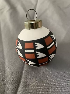 Handmade Signed Native American Acoma Ornament Mimbres-I.L.Chino GeometricDesign • $20