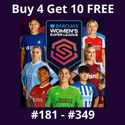 WSL Panini Women's Super League Stickers 2024 #181 - #349 • £1.25