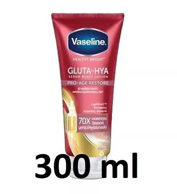 Vaseline Healthy Bright Gluta-Hya Serum Burst Lotion Pro-Age Restore 300ml • £37.79