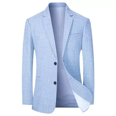 New Men's Suit Jacket Thin Blazers Solid Business Casual Suit Jacket Men Blazer  • $58.06