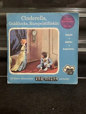 Vintage Cinderella Goldilocks Rumpelstiltskin View Master Reels Ft-5 -6 -13  1D • $18