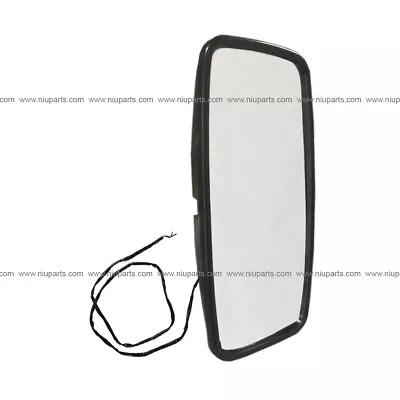 Door Mirror Main Flat Heated Black RH Fit Mitsubishi Fuso/ Isuzu NRR/Chevrolet • $45