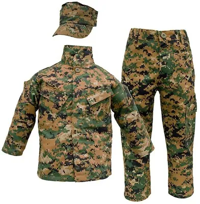 Kids' Marine Corps Woodland Camouflage 3 Pc Uniform • $72.36