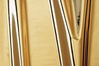 £6.92 • Buy 1m X 45cm METALLIC GLOSSY GOLD STICKY BACK PLASTIC SELF ADHESIVE VINYL FILM WRAP
