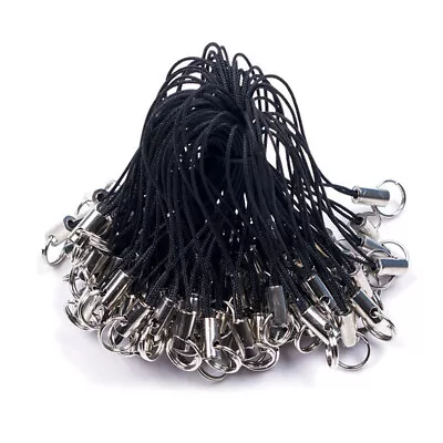 £3.77 • Buy 50X DIY Mobile Cell Phone Cords Strap Lariat Charms Loop Lanyard Braided Ropes