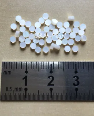 100+5pcs Free 2.5mm Genuine Solid Australian White Mother Of Pearl Inlay Dots • $17.79