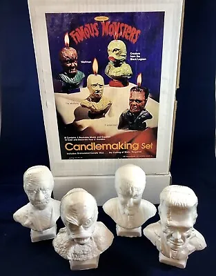 Rapco Universal Famous Monsters Candle Making Set Resin Bust Model Kit • $49.99