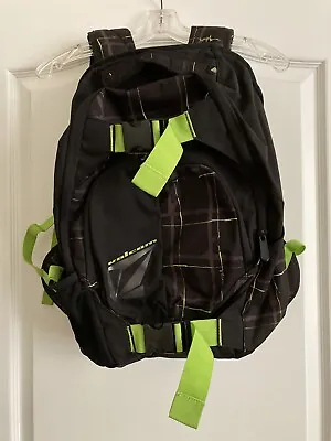 Volcom Equilibrium 20” Backpack Zumiez Black Lime Green Style D64311Z0 RN#29745 • $49.99