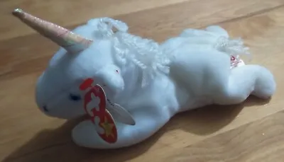 TY Beanie Baby - Mystic The Unicorn DOB 05/21/1994 Mint Swing Tag And Tush Tag • $0.99