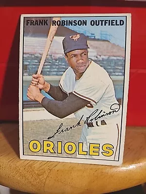 1967 Topps - #100 Frank Robinson Triple Crown Winner And Ws Mvp • $7