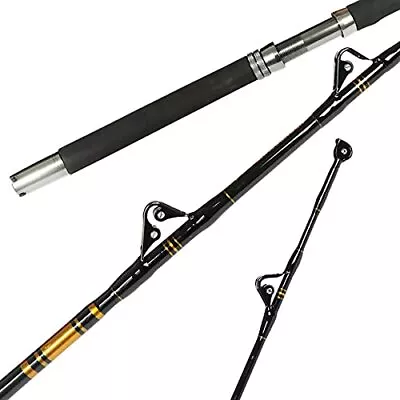 Fiblink 1-Piece/2-Piece Saltwater Offshore Heavy Trolling Rod Big Game Roller • $92.01