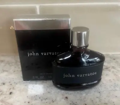 JOHN VARVATOS Vintage Eau De Toilette  Men .5 Oz 15ml Travel Mini-New In Box • $9.95