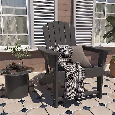 Mondawe Adirondack Chair W/Widened Armrests Weather Resistant Fire Pit Furniture • $100.11