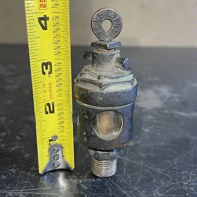 Antique Small Brass Penberthy Safety Rod Oiler Lubricator Hit Miss Steam Engine • $95