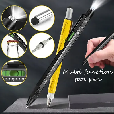 14 In 1 Multitool Tech Tool Pen Cool Construction Gadgets Ballpoint Pen For Men • $11.99