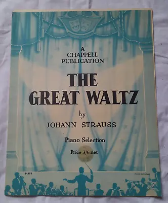 £1.99 • Buy The Great Waltz - Johann Strauss Sheet Music - Piano Selection