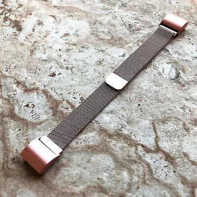 Pink Rose Gold Color Large Size Milanese Loop Band Strap For Fitbit Charge 2 • $65.16