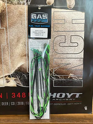 $119.99 • Buy Gas Bowstrings Hoyt Ventum Pro 33 Flo Green And Black Speed Nocks