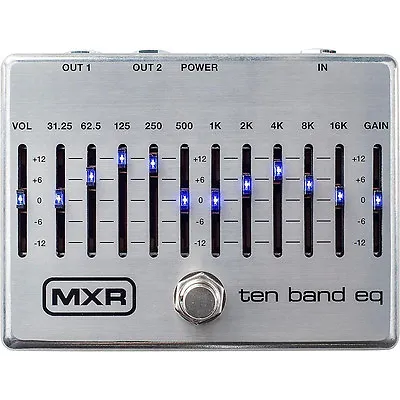 MXR M108S 10-Band Graphic EQ Guitar Bass Effects True Bypass Pedal Stompbox • $149.99