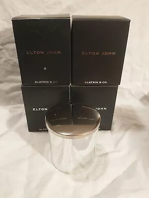 Slatkin & Co. Elton John #4 Scented Candles 7.2 Ounces Aids Foundation Drive • $40