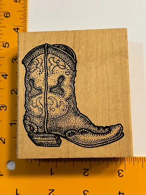 Cowboy Boot Rubber Stamp MOMR • $16.14