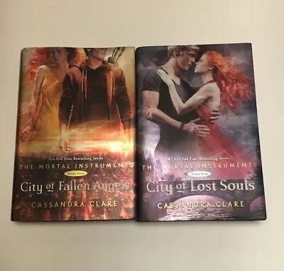 The Mortal Instruments By Cassandra Clare 2 Book Set Hardcover • $19.99