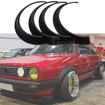 For VW Golf MK2 4.5  Set Of 4Pcs Fender Flares Wheel Arches Extra Wide Body Kit • $87.99