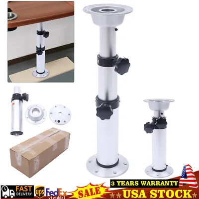 Pedestal Stand Pedestal Table Base Adjustable Height Table Leg Fit RV Boat Yacht • $116.85