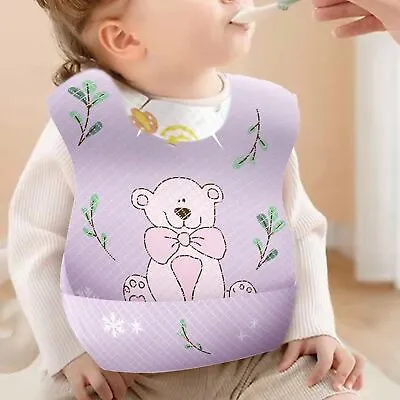 £7.61 • Buy 10Pcs Disposable Baby Bibs Comfortable Protective Clothes Toddler Infant Feeding