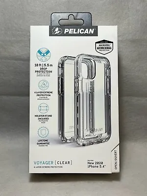 Pelican Voyager Case & Holster For Apple IPhone 12 Mini- Clear! • $9