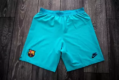 Fc Barcelona Spain Third Football Shorts 2019-20 Nike Vaporknit Size Mens Large • $39.99