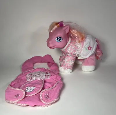 My Little Pony Plush So Soft Rose Blossom Hasbro With Carrier TESTED: WORKS • $20