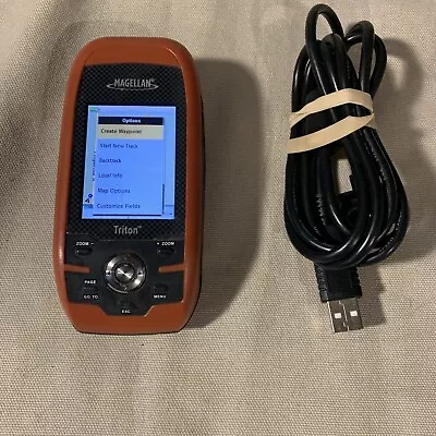 Magellan Triton 400 Adventure Pack Handheld GPS Waterproof Hiking Fishing • $59.50